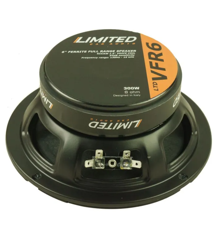 Set de 2 Bocinas de Puerta Limited de 6 Pulgadas y 300 Watts con Imán de Ferrita para Vehículos Referencia LTD-VFR6