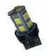 Set de 2 Bombillos LED 3156 Onelux de un solo contacto con 15 puntos LED para luz de reversa y direccionales de vehículo
