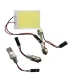Panel LED de Techo Onelux 4155-24C con 24 puntos LED y adaptadores universales para iluminación interior de auto