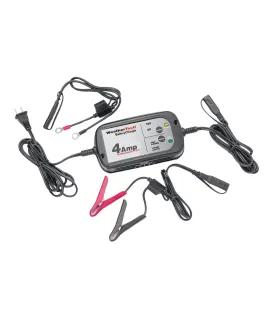 Cargador de Batería WeatherTech 4 Amp 12V 6V Inteligente Mantenedor AGM Litio entrega rápida Santo Domingo