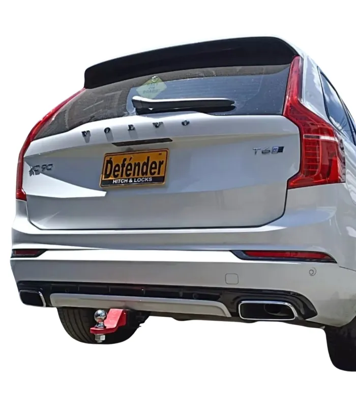 Base de Jalón de Remolque Clase III para Volvo XC90 2016-2026 y Volvo XC60 2018-2026, muestra una instalación