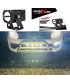Proyector Mini LED Onelux HL Doble Tono 3000K Ambar 6500K Blanco Universal 12V 80V Foco Auxiliar OX-MINI/2, Frente