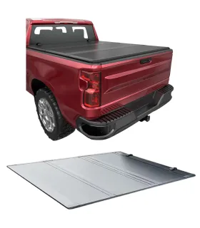 Tapa De Cama Tri Fold Rígida Chevrolet Silverado 2010 - 2025