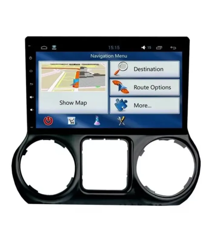 Kit de Instalación Radio 10 Pulgadas Jeep Wrangler JK 2011-2017 Facia CANBUS