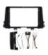 Facia y kit de instalacion radio 9 pulgadas Kia Picanto 2016-2020 con arnes Canbus