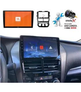 Combo De Radio Android y CarPlay Toyota Yaris 2018 - 2022
