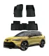 Alfombras Tipo Bandeja LIMITED para Toyota Corolla Cross años 2021 2022 2023 2024 2025 Ajuste Perfecto TPE Negro
