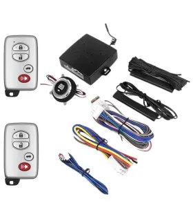 Sistema de Alarma Inteligente Toyota YR-PKE 1387-TY Encendido por Botón Push Start y Contraseña Táctica