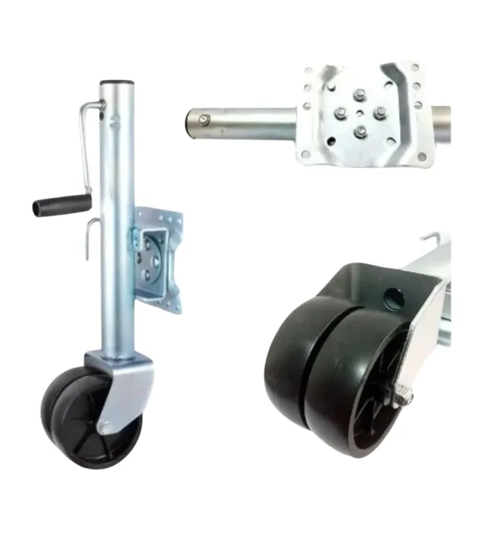 Gato para Trailer Defender 1500 Libras Doble Rueda Nivelador para Remolque y Botes Ref. 796-GOD