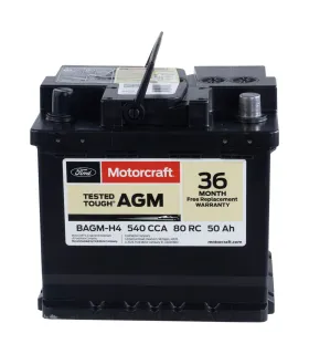 Batería AGM Motorcraft BAGM-H4 Grupo H4 Start Stop 540 CCA Garantía 100 meses entrega rápida Santo Domingo