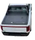 Tapa de cama retráctil manual para BYD Shark, vista lateral con la cubierta cerrada