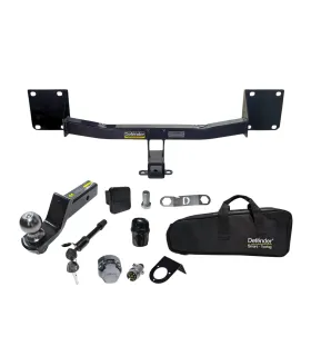 Jalón de remolque DEFENDER para Mercedes-Benz GLE 2020-2024, incluyendo la lengüeta, bola de 2 pulgadas y pin de seguridad.