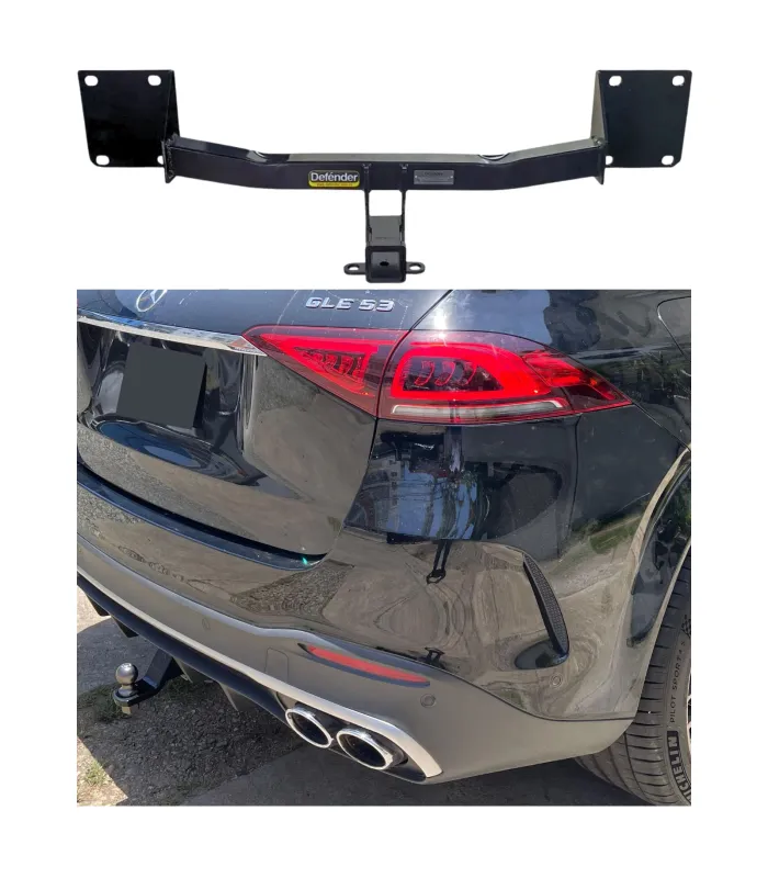 Jalón de remolque DEFENDER para Mercedes-Benz GLE 2020-2024, incluyendo la lengüeta, bola de 2 pulgadas y pin de seguridad.