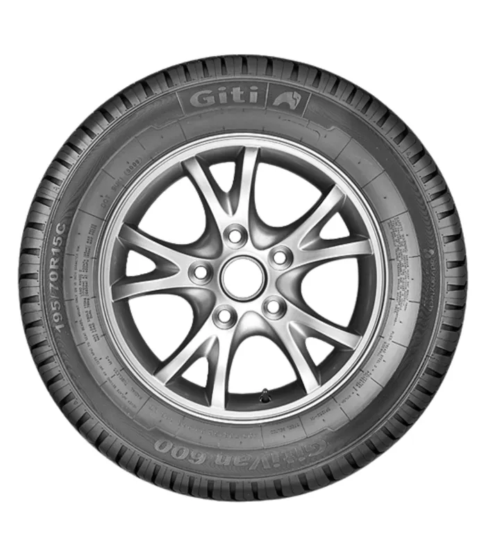 Goma 165R14C Giti Van 600 Neumático de Carga 8 Lonas para Furgonetas Montura y Balanceo Gratis en Santo Domingo