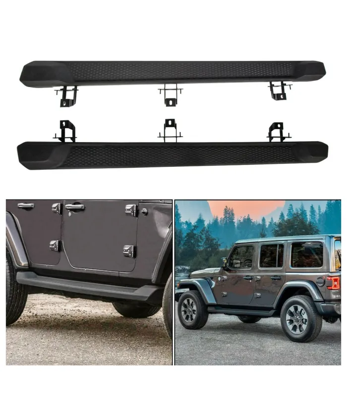 Estribos Jeep Wrangler 4 puertas 2018 - 2025