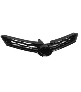 Parrilla superior delantera para Toyota Corolla S 2014-2016 con acabado negro brillante