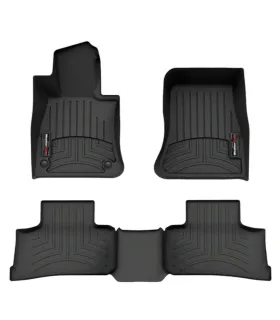 Alfombras Tipo Bandeja WeatherTech FloorLiner Mercedes Benz GLC 300 AMG GLC 43 2023 2024 2025 Set Completo Ref 441812-1-2