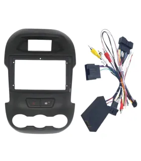 Kit de Instalación para Pantalla de 9 pulgadas Ford Ranger XLT 2011-2015 con Fascia y Arnés Plug and Play