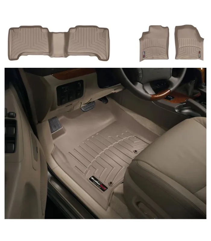 Alfombras WeatherTech FloorLiner 45070-1-2 para Lexus GX470 y Toyota Prado taupe