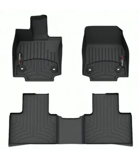Alfombras WeatherTech FloorLiner para Lexus RX 2023 2024 2025 2026 Set 1ra y 2da Fila Ajuste Laser Bandeja 3D 441795 Negro