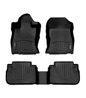 Juego completo de alfombras WeatherTech FloorLiner para Subaru Forester black