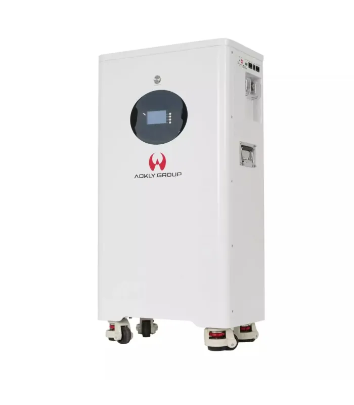 Batería de litio de piso de alta capacidad AOKLY GROUP de 15.36kWh (48V 300Ah)