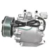 Compresor de aire acondicionado OEM para Honda Civic 2006-2011, vista lateral con polea