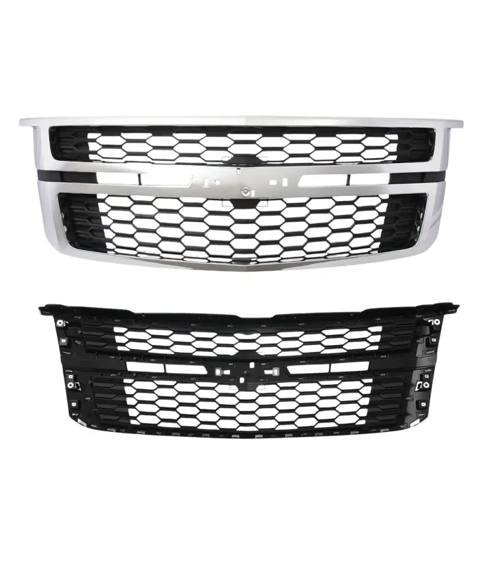 Parrilla de radiador para Chevrolet Tahoe/Suburban 2015-2020 vista frente y reverso