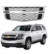 Parrilla de repuesto para Chevrolet Tahoe 2015-2020, mostrando la pieza fuera del vehículo