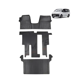 Set de alfombras tipo bandeja LIMITED para Hyundai Staria 2022 en adelante, de 3 piezas