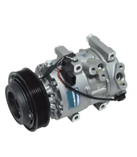 Compresor de aire acondicionado tipo DVE16 de 6 ranuras, compatible con Kia Sportage y Hyundai Tucson (SKU 10-0155).