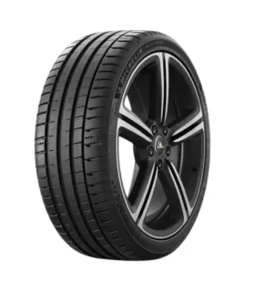 Neumático 225/55R17 Michelin Pilot Sport 5 de ultra alto rendimiento, vista lateral.