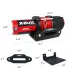 Winche eléctrico X-Bull 4500 Lbs con cuerda sintética, motor de 1.5 HP y resistencia al agua IP66.