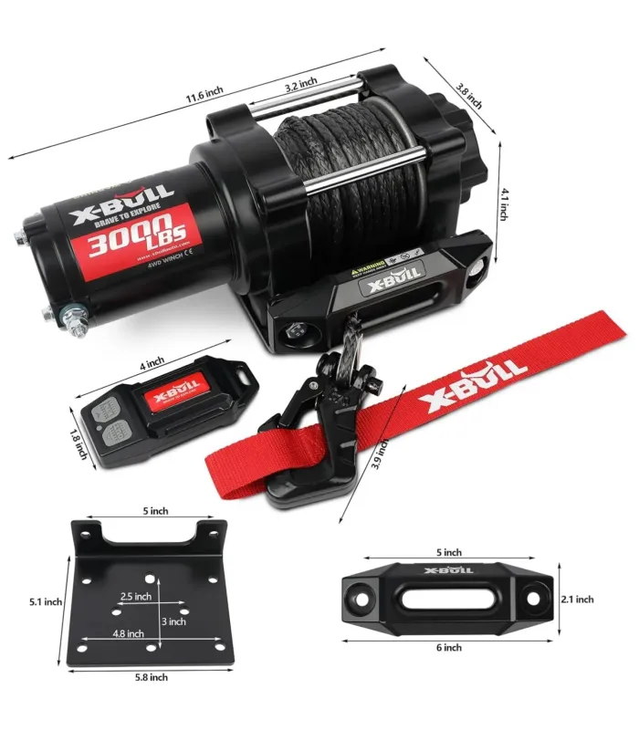 Winche eléctrico X-Bull 3000 Libras