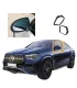 Candado de seguridad Mirror Lock instalado de forma discreta en el espejo retrovisor de un Mercedes-Benz GLE 2020-2025.