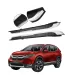 Estribo lateral de lujo Honda CR-V (2017-2022), vista delantera, destacando los esquineros.