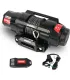 Winche X-Bull 5000 lbs con cuerda sintética, resistente al agua IP68, ideal para vehículos todoterreno.