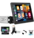 Radio EKAT 10.1 Pulgadas Single DIN Pantalla Desmontable CarPlay Android Auto y Cámara de Reversa HD