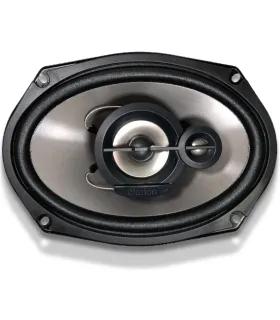 Bocinas Clarion SE6935R de 6x9 Pulgadas 3 Vias 400W Pico 60W RMS Audio Coaxial Serie SE con rejillas protectoras