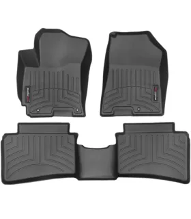 "Alfombra WeatherTech FloorLiner para Hyundai Venue 2020-2026 con ajuste láser y cobertura total del piso."