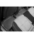 "WeatherTech FloorLiner instalados en Hyundai Venue, mostrando cobertura completa del suelo delantero y trasero
