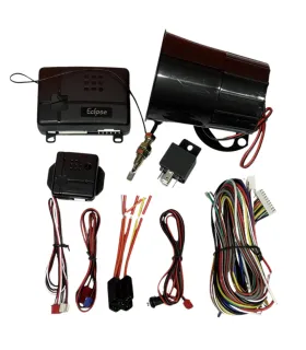Alarma de Coche Eclipse E-1000 Integración OEM Programable con Controles de Fábrica Sensor de Impacto y Sirena 6 Tonos