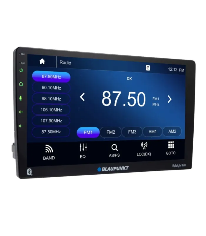 Radio Blaupunkt Raleigh 910 Pantalla Táctil 10.1 Pulgadas Apple CarPlay Android Auto Inalámbrico Hi-Fi Tecnología Alemana