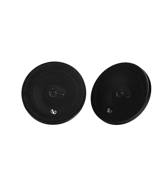 Bocinas coaxiales Infinity Alpha 6530 de 6.5 pulgadas y 3 vías, con cono de polipropileno y 290W, muestra la pareja.