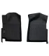 Juego de alfombras Focus Mats tipo bandeja 3D para camionetas JAC T9 Hunter T8 y T6 años 2022 a 2026, muestra las delanteras.
