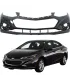 Bumper delantero Chevrolet Cruze 2016-2018, referencia OEM 84051784, muestra Chevrolet Cruze Negro.