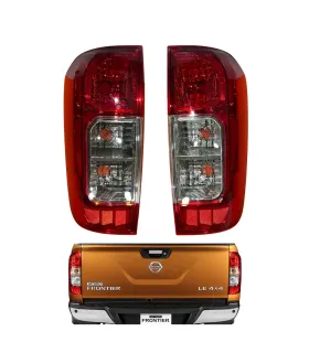 Faroles traseros derecho / izquierdo para Nissan Frontier NP300 2016-2020, vista una camioneta de reversa.