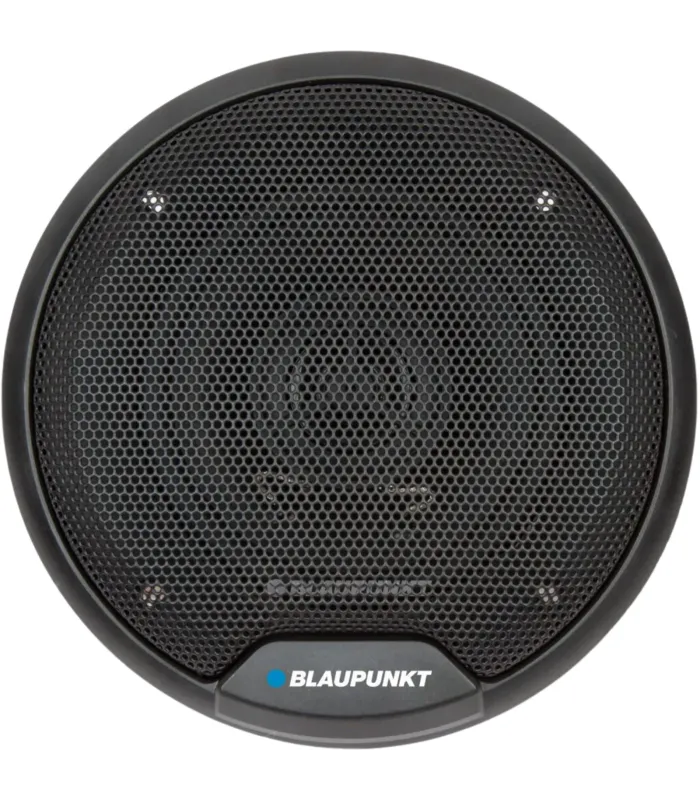 Par de bocinas coaxiales Blaupunkt BPS-E452 de 4 pulgadas y 2 vías, con rejillas protectoras y tweeter de neodimio.