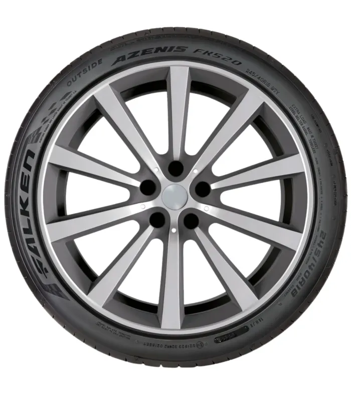Neumático Goma 265/40R21 Falken Azenis FK520 Ultra Alto Rendimiento UHP Nano-Black con Montura y Alineación