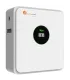 Batería de Litio Felicity Solar FLA24200 de 5kWh 24V, diseño moderno, vista de perfil.